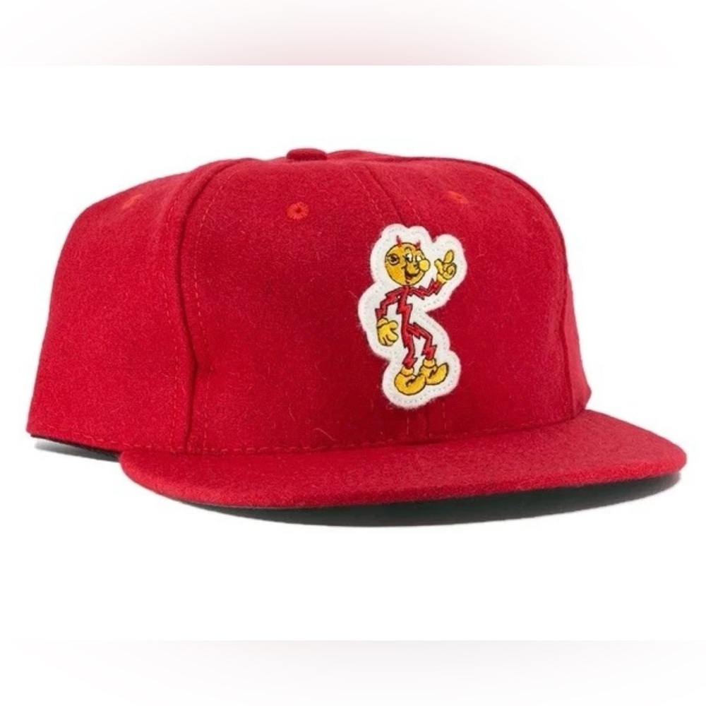 Ebbets Field Flannels Red Wool Cap reddy kilowat